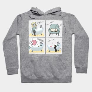 Dachshund Bath Time - Sausage Prince Comics Hoodie